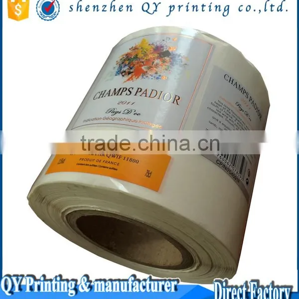 Hot Stamped Printing Logo Adhesive Paper Wine Label photo-4