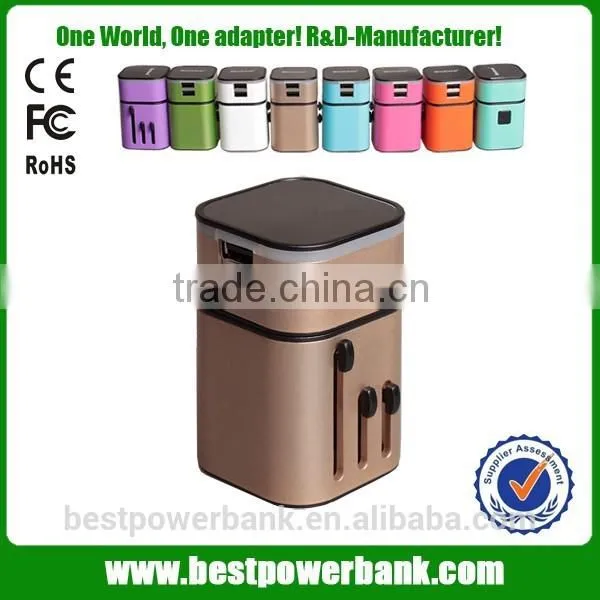 HC-302 Dual Usb Travel Adapter Multi Charger