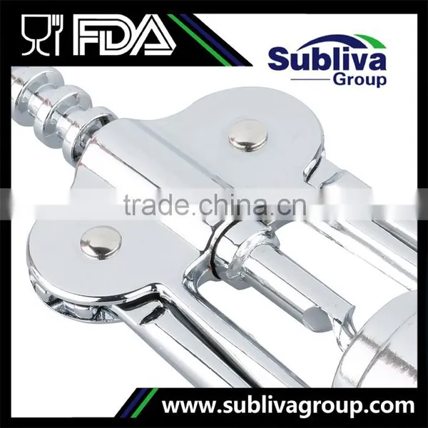 Wholesale Chrome Plating Twin Lever Rabbit Corkscrew photo-2