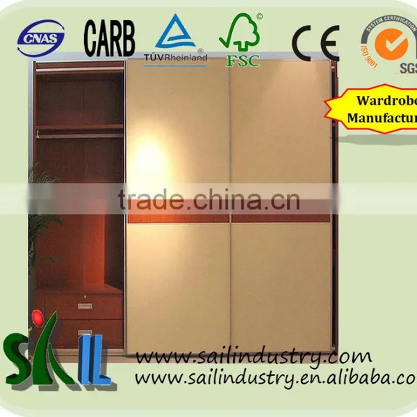 Wooden Wardrobe Sliding Door Bedroom Furniture
