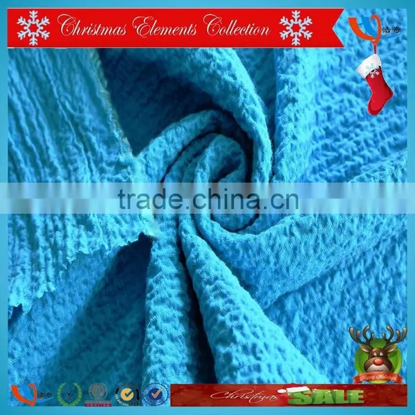 China Supplier Viscose Polyester Bubble Crepe Fabric Textile