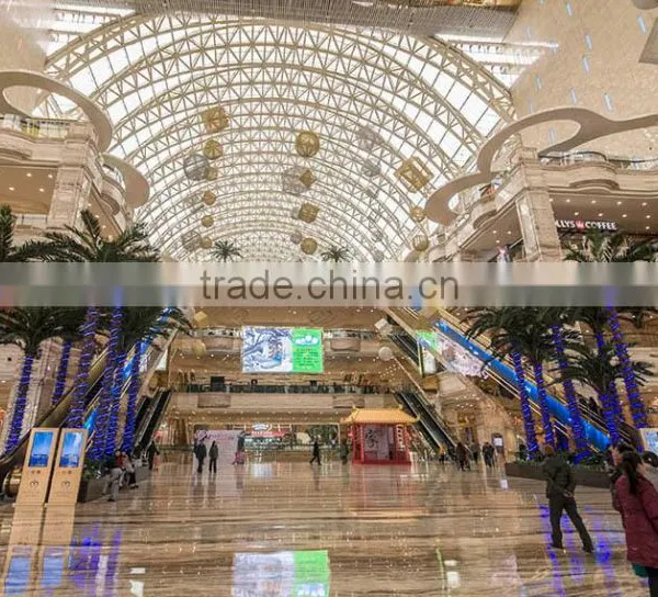 Shopping Centre Fiberglass Artificial Palm Tree