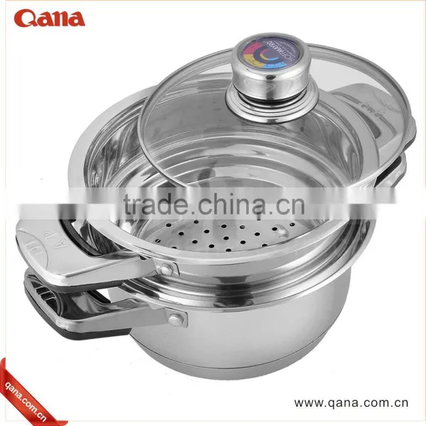 Germany Style 19pcs Kitchen Tools Stainless Steel Cookware Set With Suction Knob photo-3