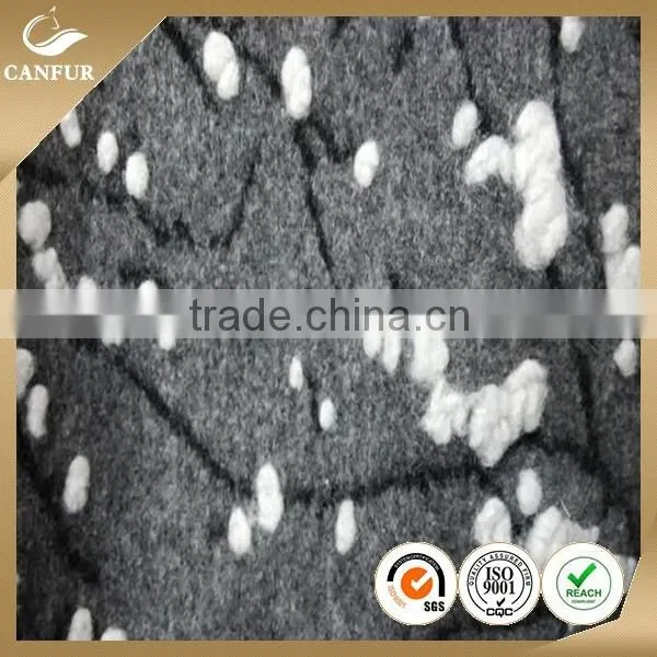 Polyester wool fabric for men Ready goods wrosted wool fabric