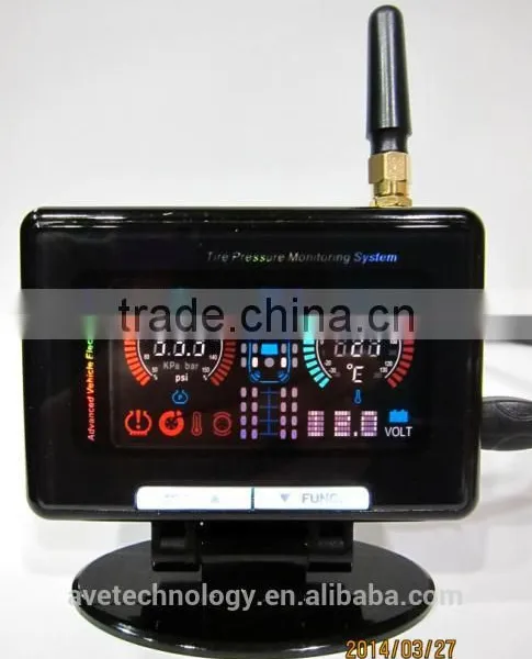 DIY TPMS: AVE Color LCD DIY Wireless TPMS for Car+Trailer/ Motorhome/ Camper, Tire Pressure Monitoring System photo-2