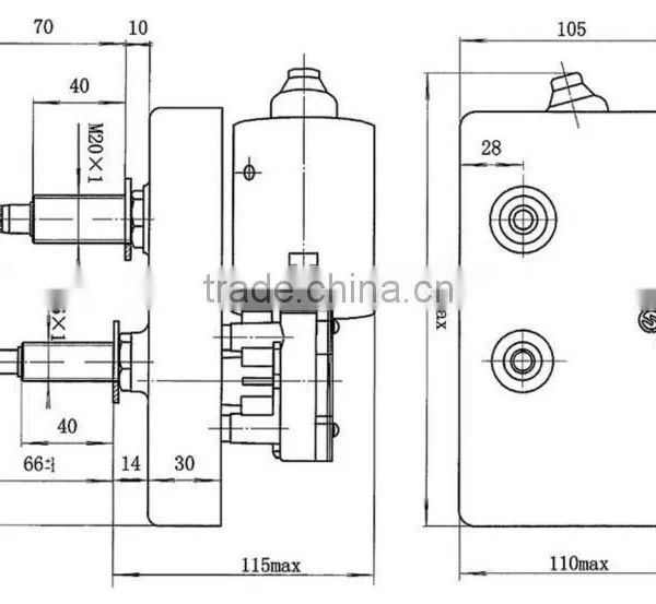 ZD1530B 12v 29nm Blower Wiper Motors photo-3