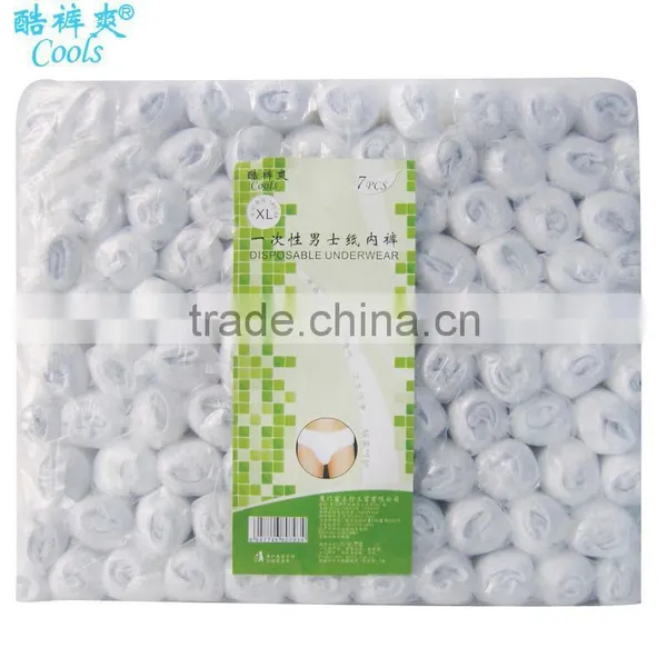 Men Disposable Paper Underwear(7pcs/opp Bag)