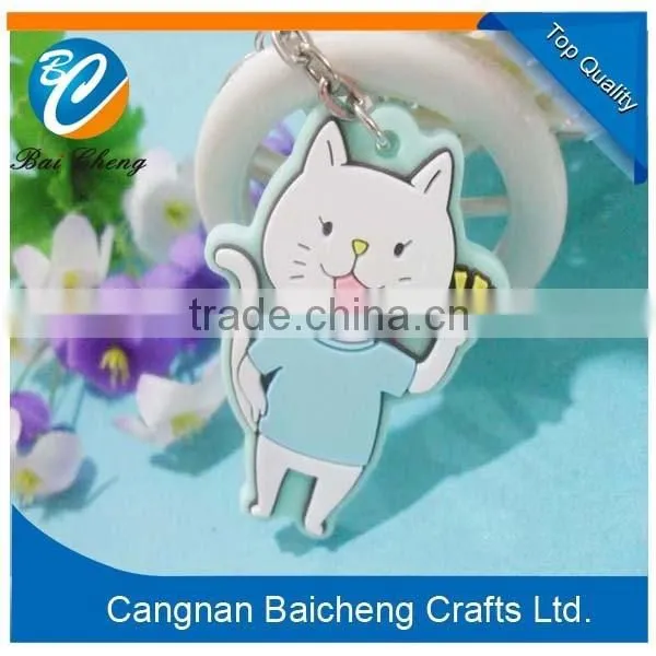 2016 Wholesale Pvc Key Ring With Custom Design photo-4