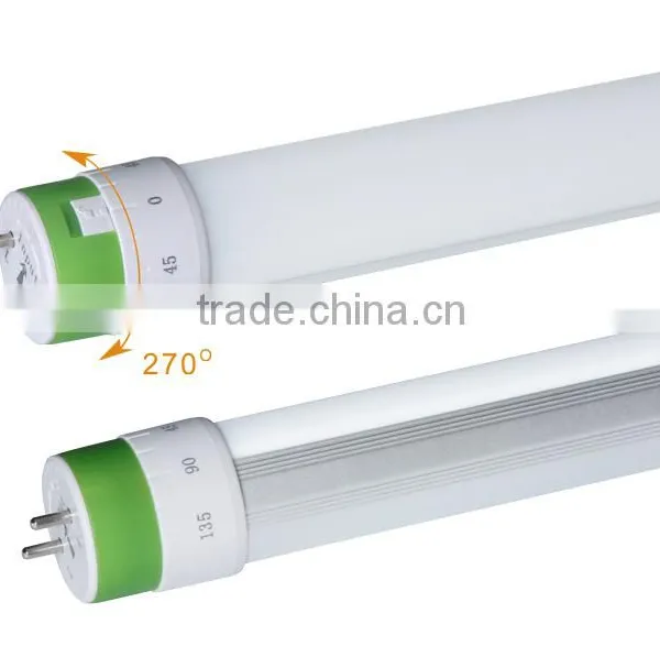 TUV SAA CE Approved 3 Years Warranty High Lumen SMD 2835 10w 20w 25w 30w Optional 120-130LM/W 10w T8 Led Tube With Rotatable Cap photo-2