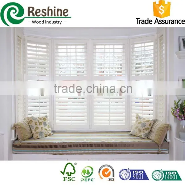 Lead Free PVC Material and Horizontal Opening Pattern Plantation Shutter Supplies photo-2