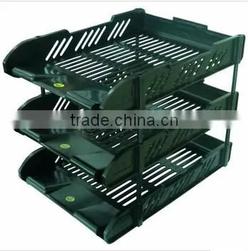 ESD 3 tier document tray made in china BSC-J-12A