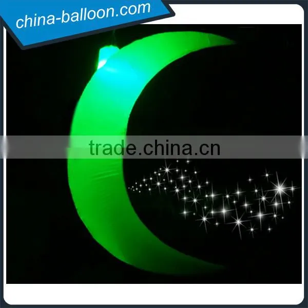 Charming Inflatable Led Lighting Moon / Inflatable Moon for Hanging Decoration photo-2