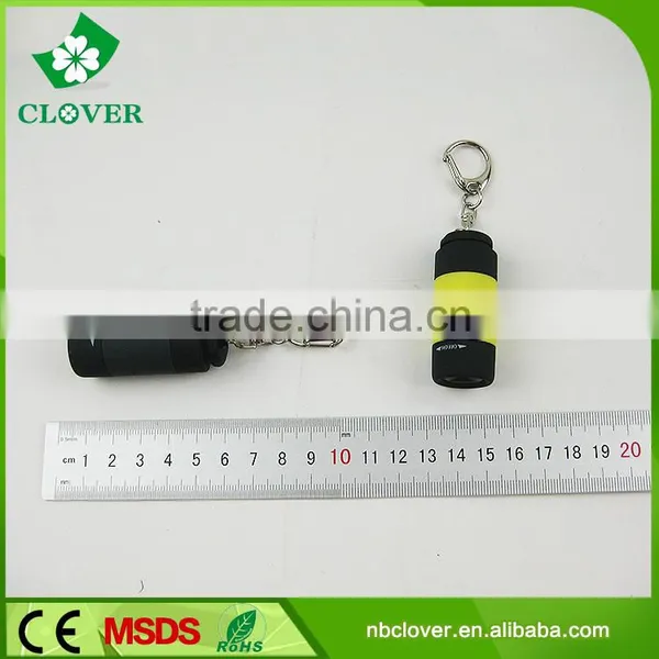 Plastic Flashlight 0.5W LED Flashlight Emergency Use Pocket Flashlight Keychain photo-4