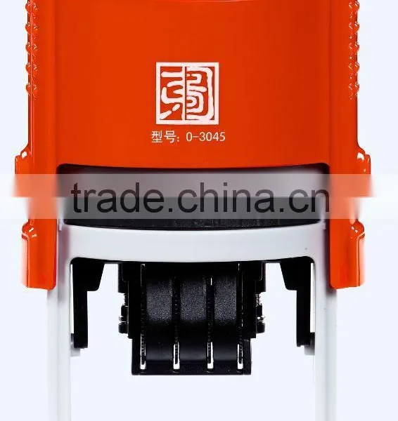 Free Sample Oval 30x45mm Factory Office Use Self Inking Type Rubber Stamp photo-3
