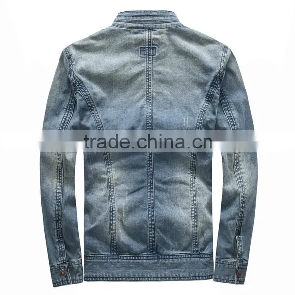 Yingzhong Garment Oem Design Men Jeans Coat Oversized Kimono Jackets photo-4