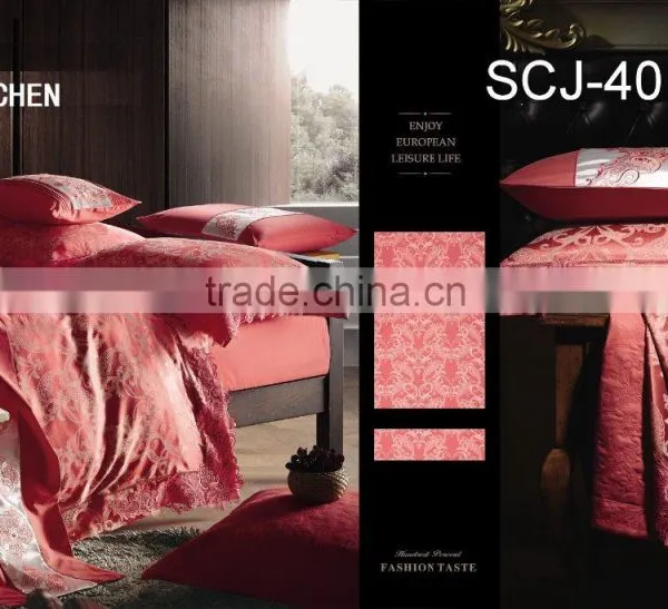 Wedding Lace Embroidery Bedding Set