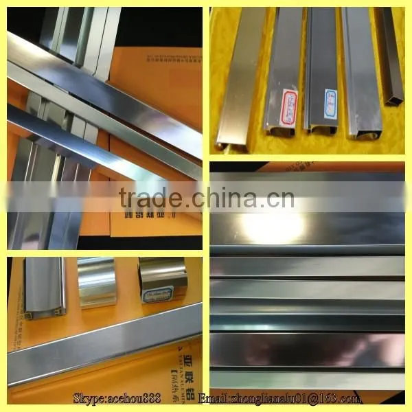 WOW!!!Hot Selling Polish Aluminium Profiles Aluminum Enclosure, for Kitchen Cabinet and Shower Cabin ,6463-T5 Aluminum Mirror photo-2