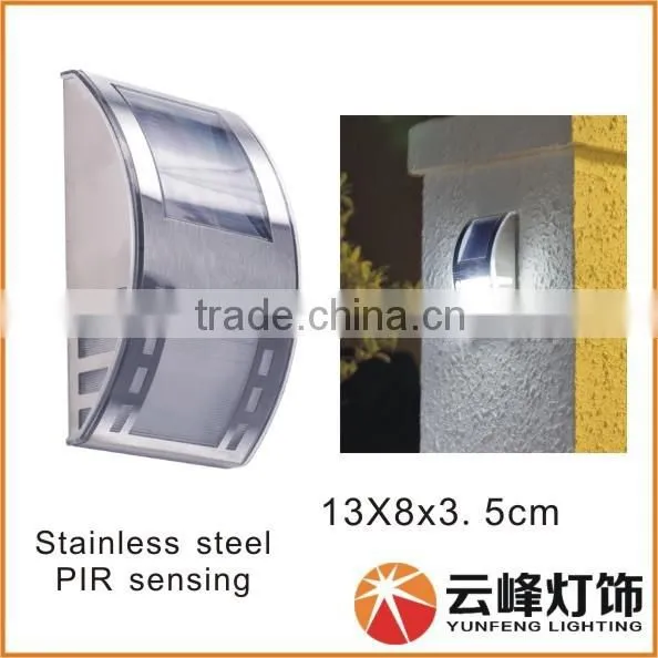 Manufacturer Led Solar Gate Wall Light, Wall Mounted Outdoor Solar Lights