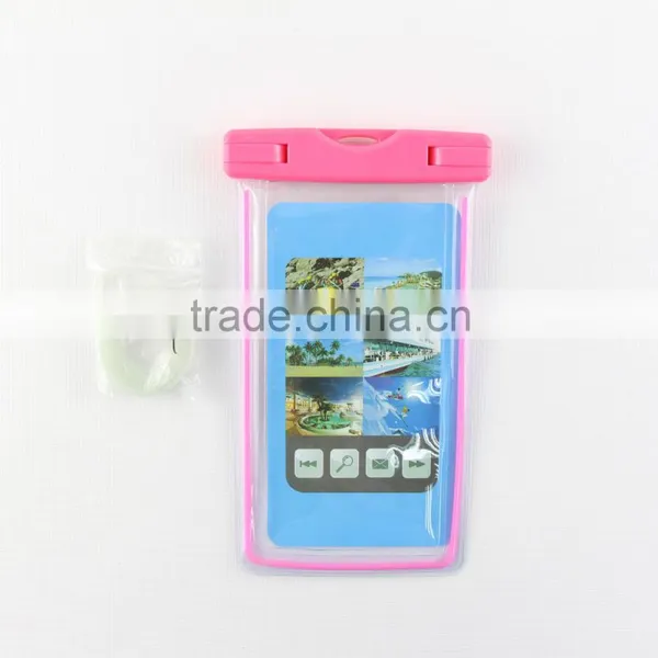 Cell Phone Waterproof Case Dry Pouch Bag With Glow Stick photo-2