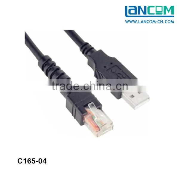 MFI 10 Pin Scanner Cable to Usb 2.0 Portable Mobile Phone Charger Cable