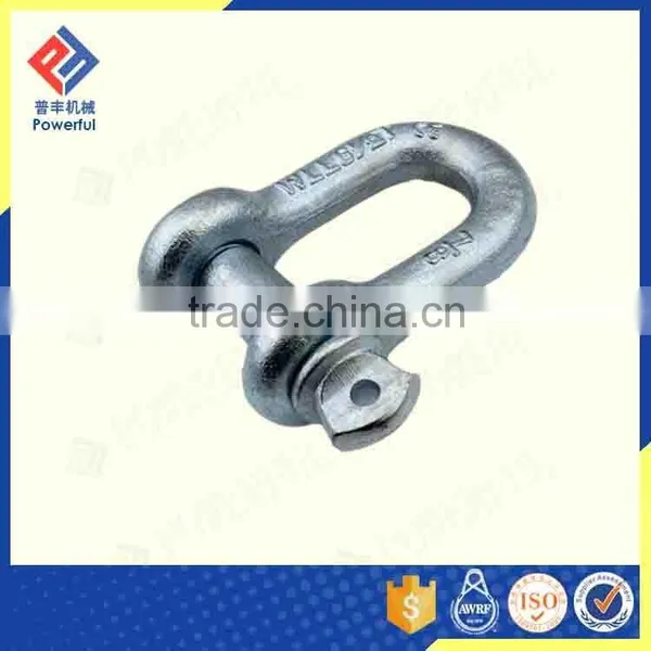 SELF COLOR U.S. TYPE DROP FORGED SCREW PIN BOW SHACKLE photo-4