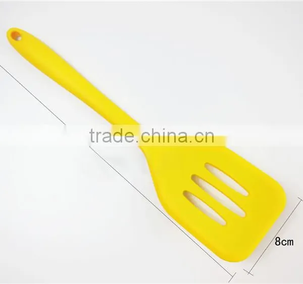 High Quality Silicone Slotted Turner Spatula Food Grade Silicone Kitchen Tools photo-4