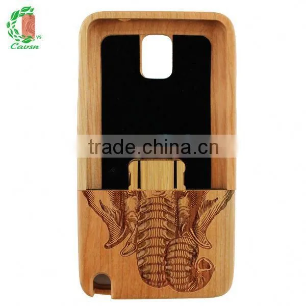 High Quality Leather Wood For Samsung Galaxy S4 Mobile Phone Case J2 photo-4