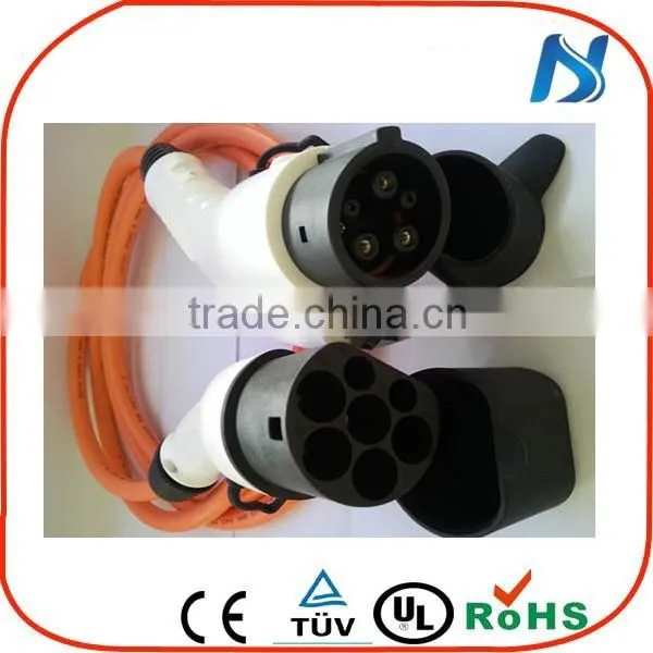 Type 1 to Type 2 ev Charging Cable 16A/32A /SAE J1772 to IEC 62196 EV Connector Male to Female ev Charger photo-2