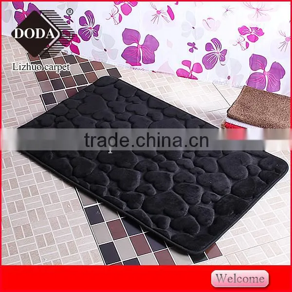 Best Selling Cheap Polyester Non Slip Embossing Doormat Kitchen Floor Mat photo-5
