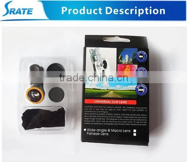 JT003 Fish-eye 0.67x Wide Angle Macro Triplet Lens for Mobile Phone Use photo-6