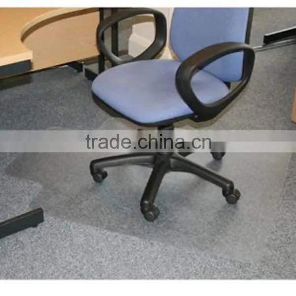 Rectangular Shape Office Floor Mats Tounge , Waterproof Computer Chair Mat photo-2