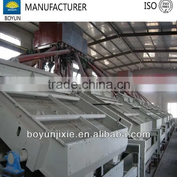 Oscillating sieving machine