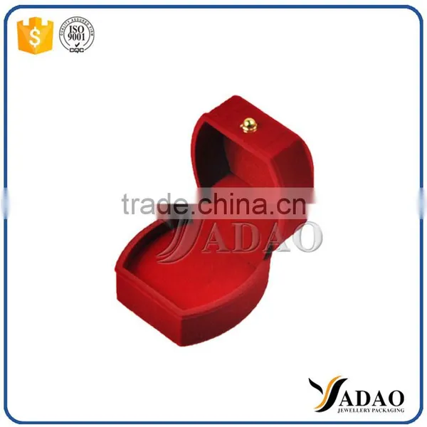 Most Cheap Red Flocking Packaging Small Jewelry Boxes for Ring photo-4