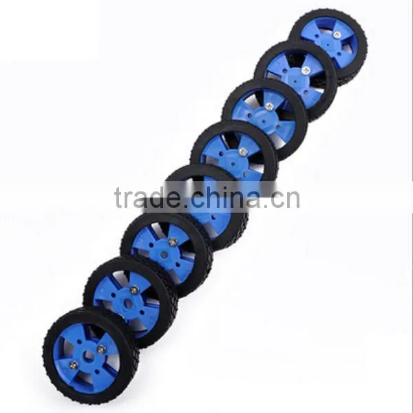 DIY Intelligent Car Robot Accessories: High Quality Rubber Car Wheel Tire No.4 photo-5