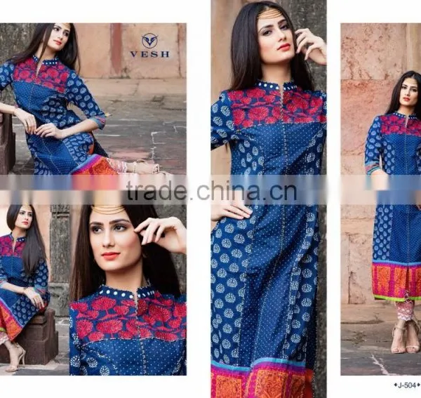 Indian Stylish Long Sleeve Kurtis photo-3