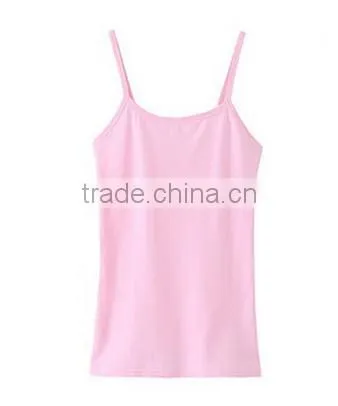 Women Tank Tops With Custom Logo Racer Back Private Label Fitness Wear Ladies Tops Latest Fashion Cotton Plain Yellow Top photo-3