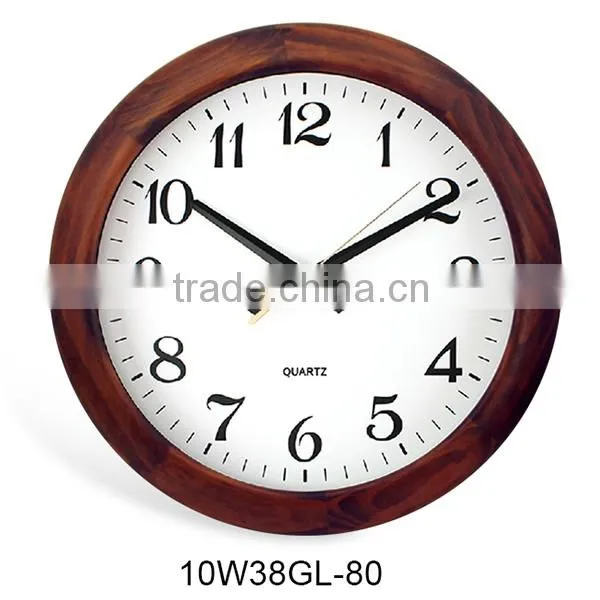 12 Inch Handicraft Wood Art Wood Frame Wall Clock Modern