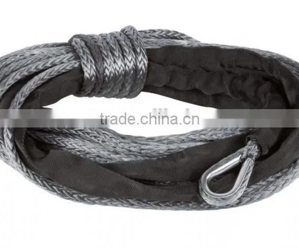 Synthetic Winch Rope Grey Color for Offroad/4x4/4wd/UTV