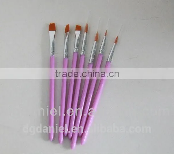 Single 2016newly Pink,rose Red Nail Brush With Lower Price photo-2