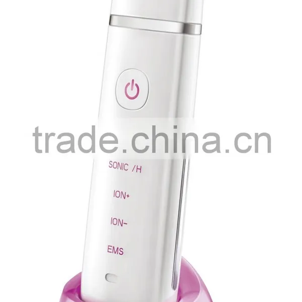 CosBeauty Popular Handportable Exfoliator Microcurrent Ultsonic Face Skin Scrubber Mini for Removing Dead Skin Blackhead Removal