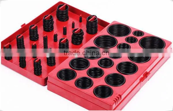 TC 407pc Assorted Black SAE O-ring Kit For Machine photo-2