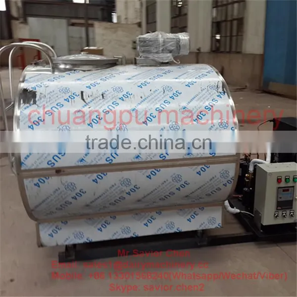 1000L Milk Chiller Tank For Dairy Farm Machinery photo-3