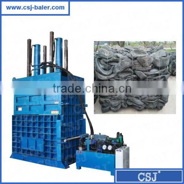 Wholesales CE Support Waste Tyre Press Machine Hydraulic Tire Baler Machine photo-4