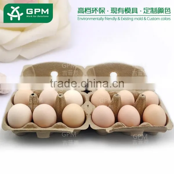 6+6 Holes Egg Packaging Custom Printed Egg Packaging Tray for Sale photo-2