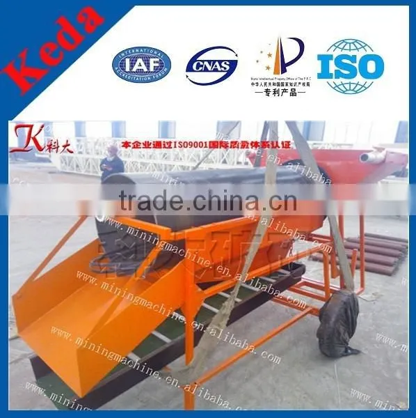 Portable Alluvial Gold Mini Gold Trommel Screen for Ghana photo-3