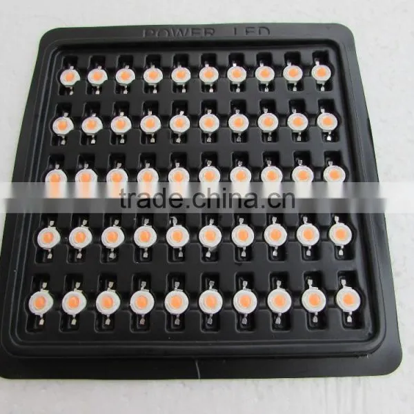 2017 Factory Wholesale 3w Deep Red 3w 660nm Led for Plant Grow Light photo-2