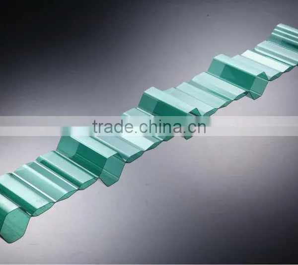 Co-Extruded Plastic Polycarbonate Corrugated Roofing Sheet (Valuview Green TRIMDEK) photo-3