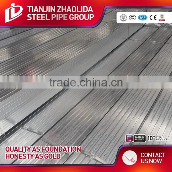 Q195 Q235 Q345 Material Welded Square Galvanized Steel Pipe for Construction Use photo-2