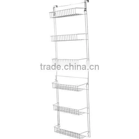 White Overdoor Wire Metal Tire Storage Rack photo-2