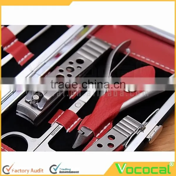 10 PCS Stainless Steel Manicure Pedicure Ear Pick Nail Clippers Set Kit Nail Care Set photo-3